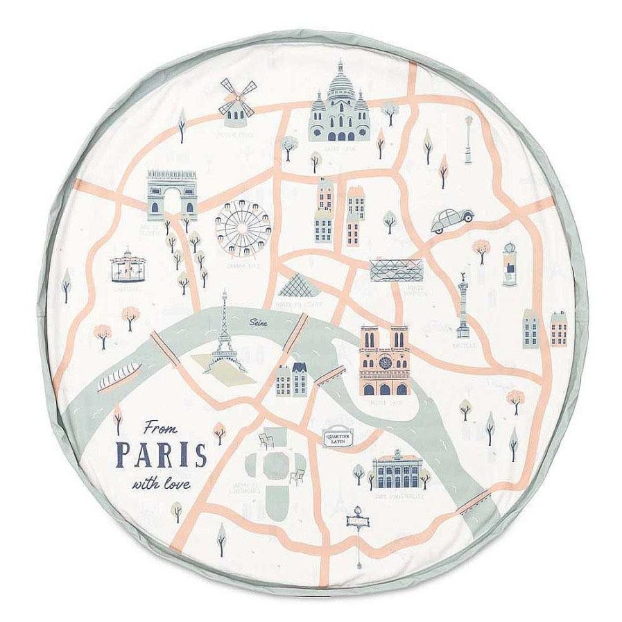 Kids Play & Go Rangement Enfant | Sac De Rangement Pour Jouets Paris Map