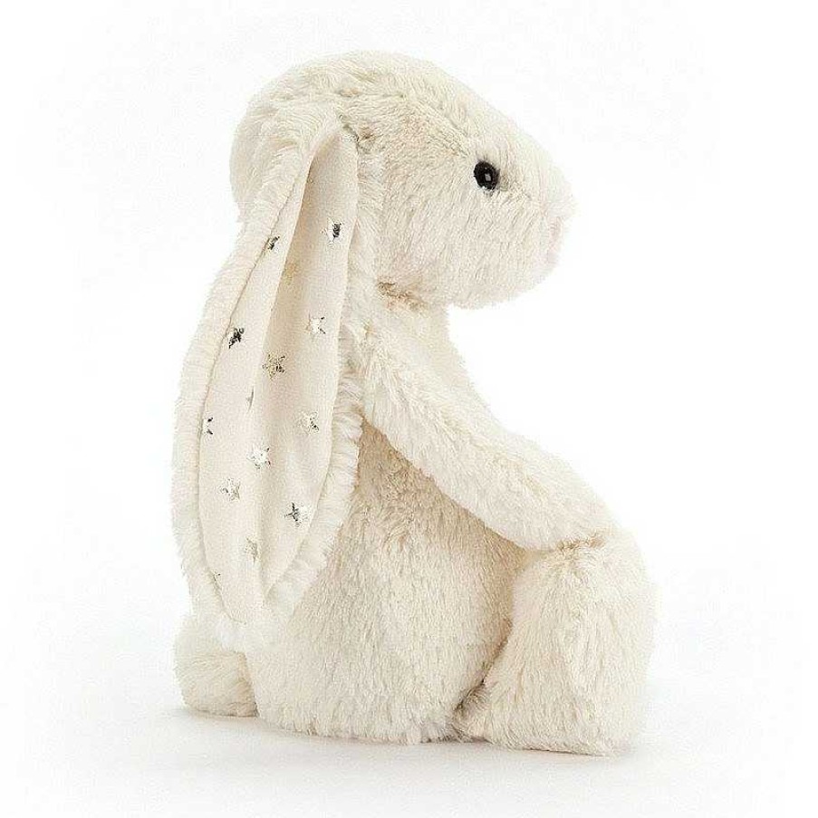 Kids Jellycat Doudous & Peluches | Doudou Bashful - Lapin Blanc Toiles Small