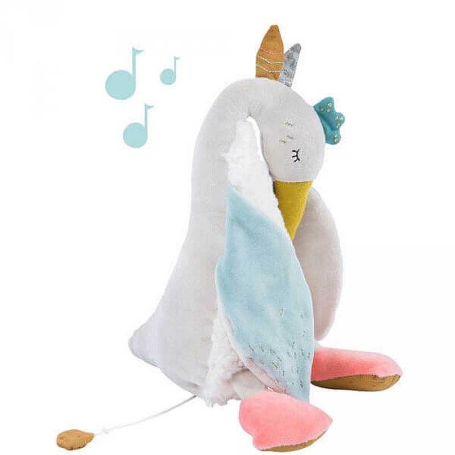 Kids Moulin Roty Doudous & Peluches | Poup E Musicale Oie - Le Voyage D'Olga