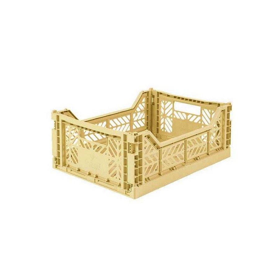 Maison & D Coration French Blossom Creations Cagettes | Mini Cagette Pliable - Gold