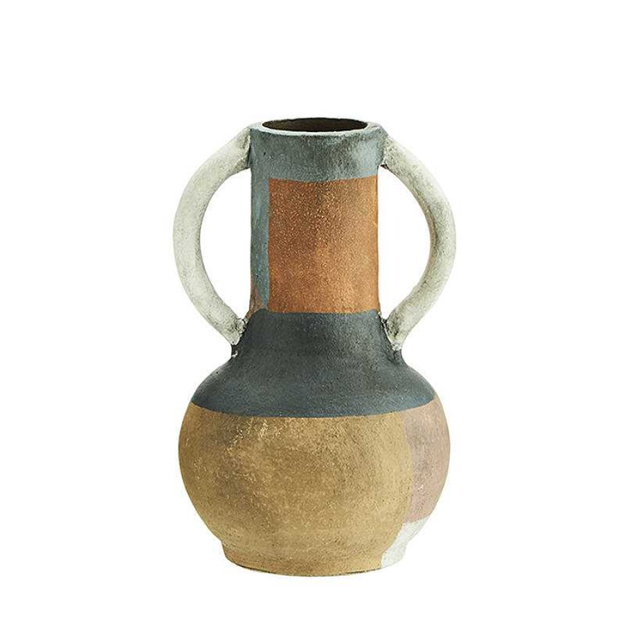 Maison & D Coration Madam Stoltz Vases | Petit Vase Amphore Terracotta