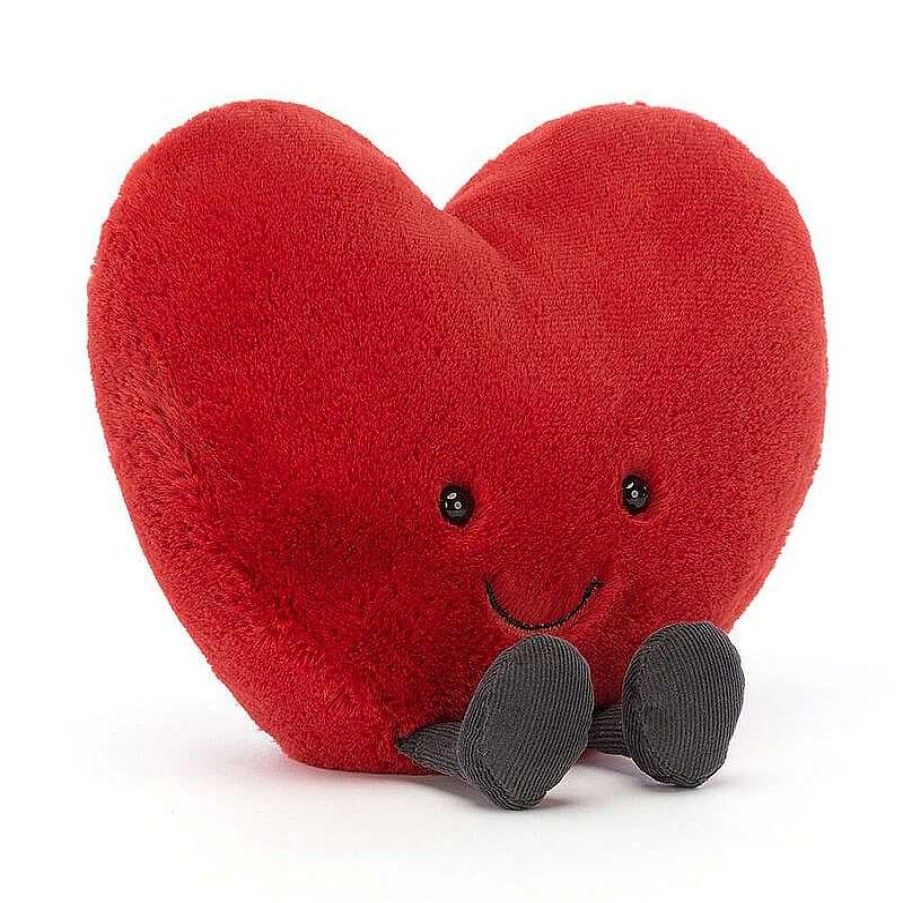 Kids Jellycat Doudous & Peluches | Jellycat - Doudou Coeur Rouge