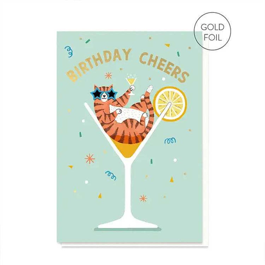 Lifestyle Stormy Knight Anniversaires | Carte Double "Birthday Cheers" - Stormy Knight