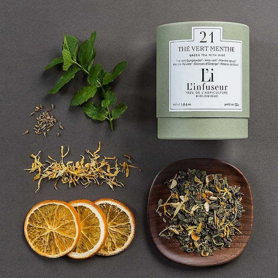 Epicerie Fine L'Infuseur | Th Vert Menthe Bio - L'Infuseur