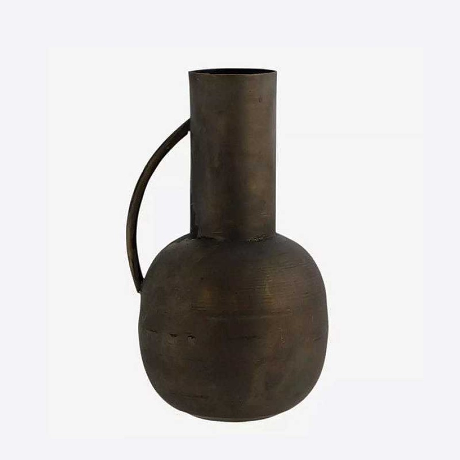 Maison & D Coration Madam Stoltz Vases | Madam Stoltz - Vase En Fer Rustique