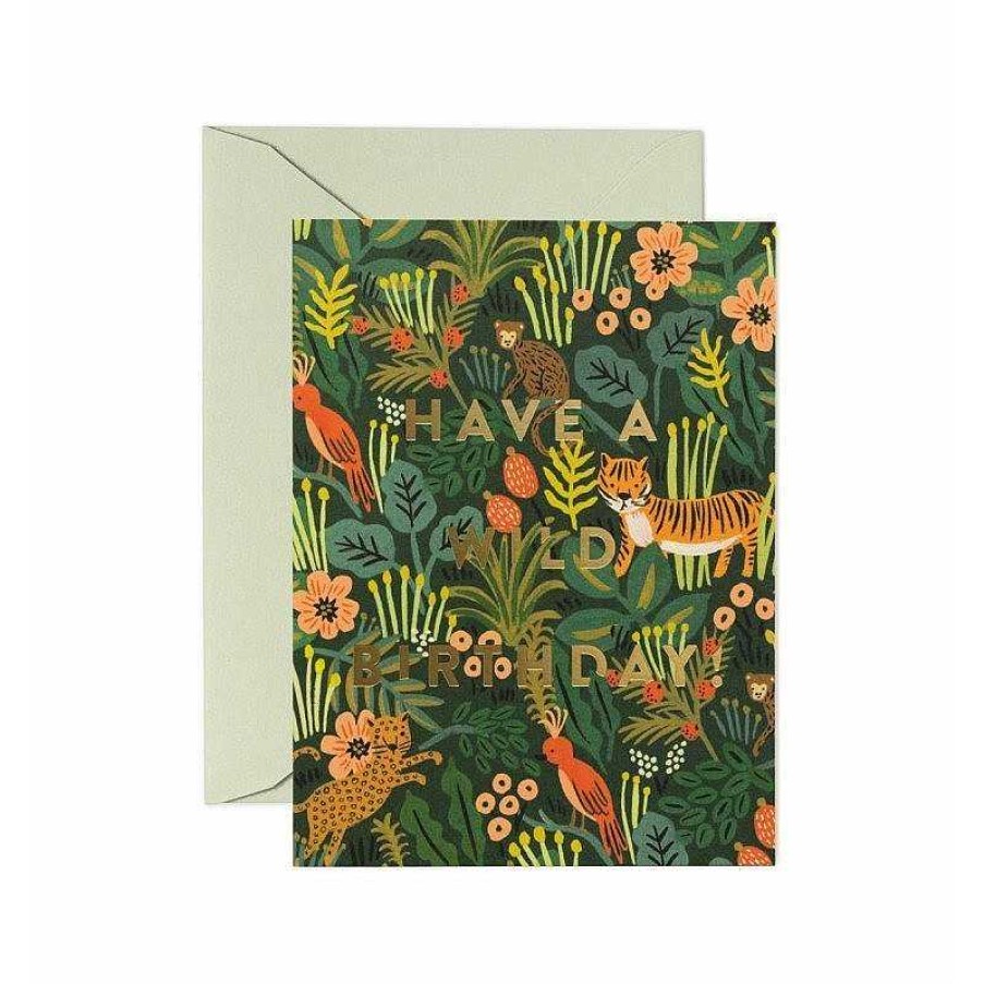 Lifestyle Rifle Paper Co. Anniversaires | Carte D'Anniversaire - Wild Birthday - Rifle Paper Co