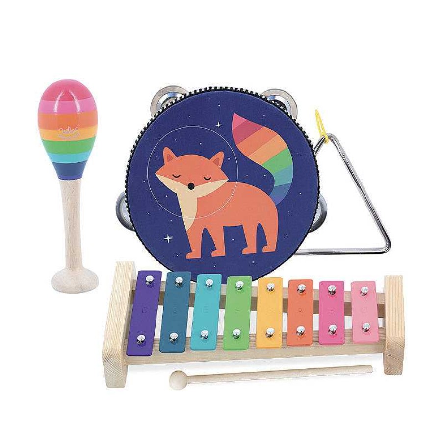 Kids Vilac Jouets Musicaux | Set De Musique Arc-En-Ciel - Vilac