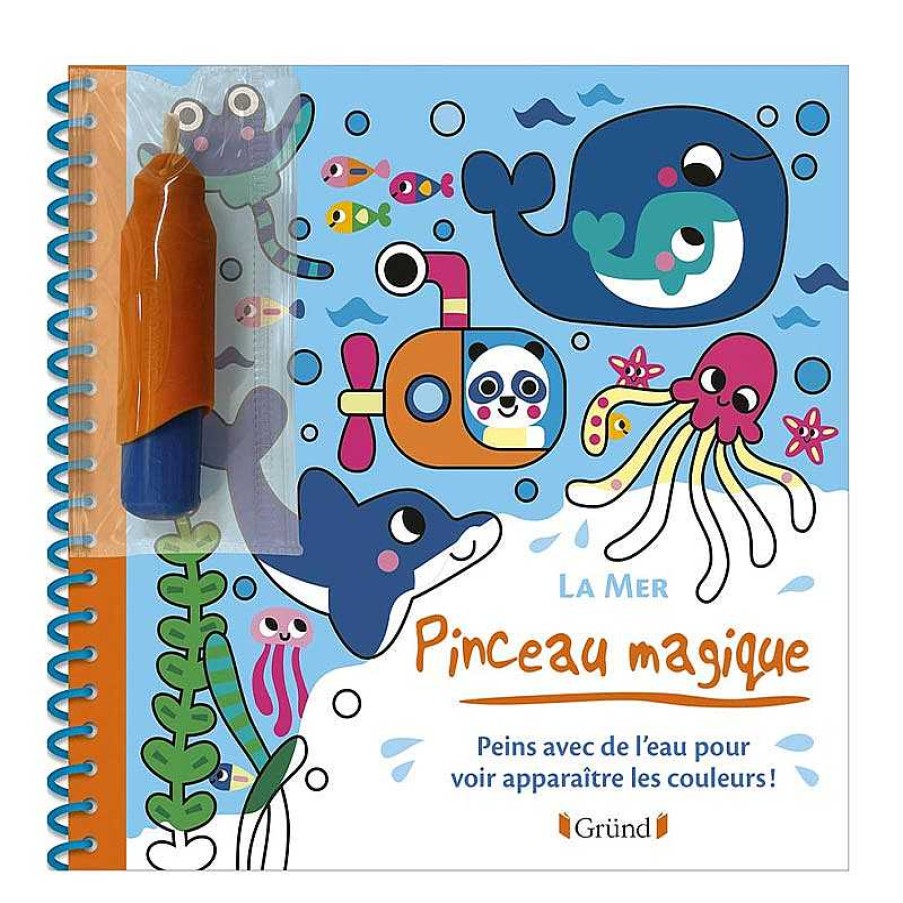 Lifestyle Grund Livres Pour Enfants | Livre La Mer Pinceau Magique - Gr Nd