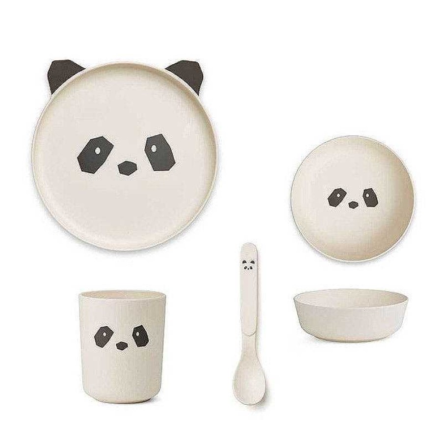 Kids Liewood Coffrets Repas | Set De Vaisselle En Pla - Brody Panda