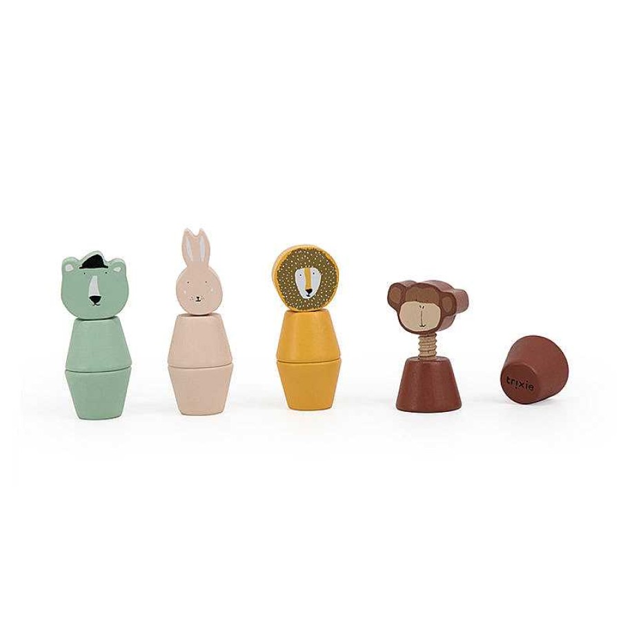 Kids Trixie Baby Jouets Co-Responsables | Animaux Vis En Bois - Trixie Baby