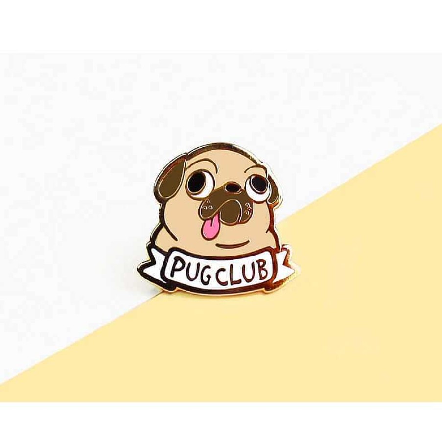 Femmes Sketch.Inc Broches & Pin'S | Broche Pug - Sketch.Inc