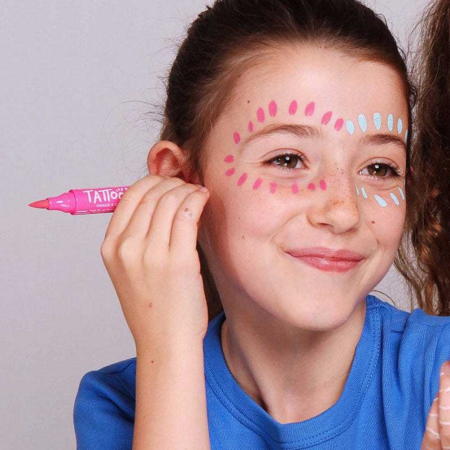 Lifestyle Nailmatic kids Stylos & Crayons | Feutre De Tatouage Tattoopen - Rose