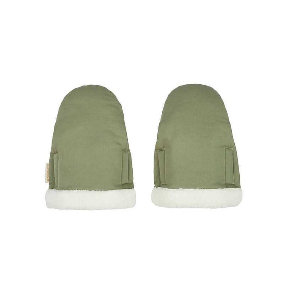 Kids Nobodinoz Accessoires | Moufles Poussette Olive - Nobodinoz