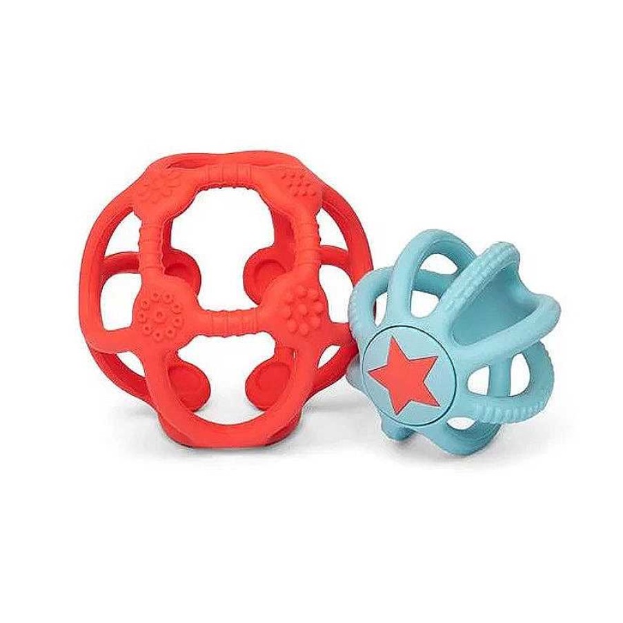 Kids Little L Jouets D' Veil | Balles Sensorielles Orange/Bleu - Little L