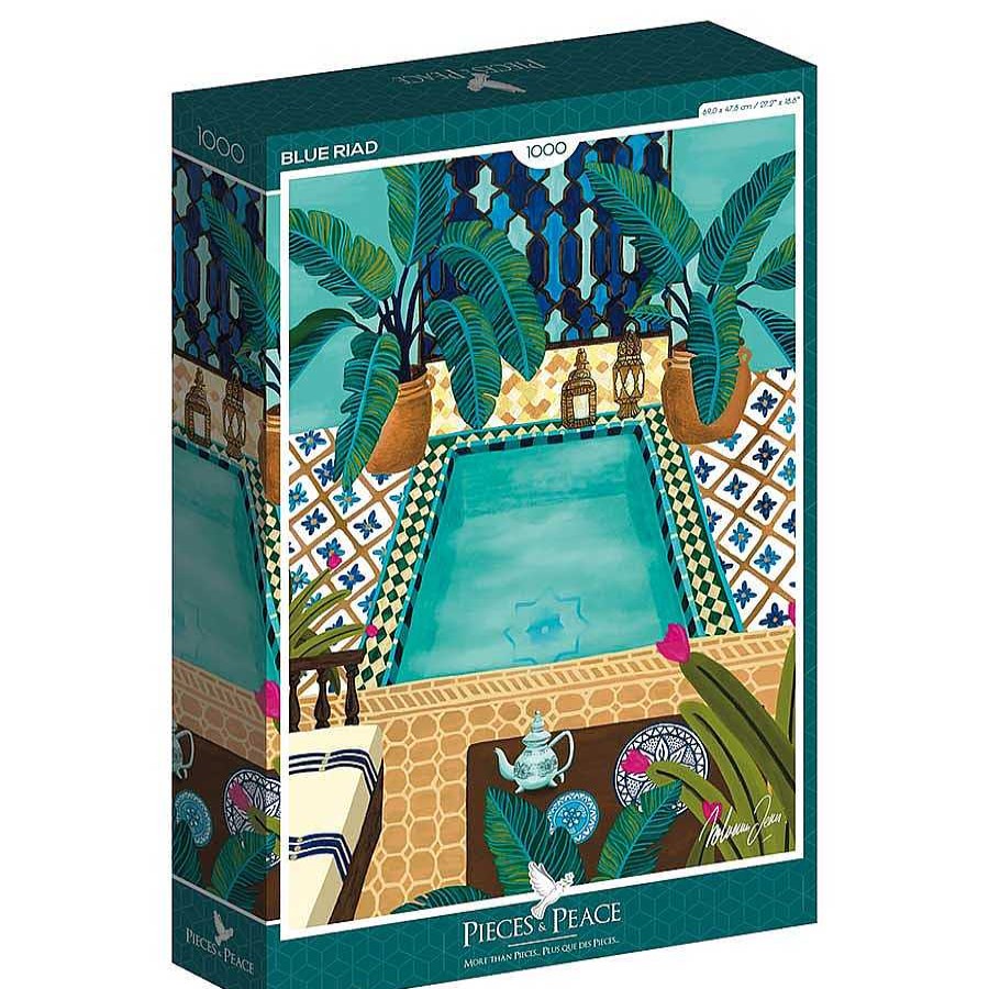 Kids Pieces & Peace Puzzles & Jeux De Soci T | Puzzle Blue Riad