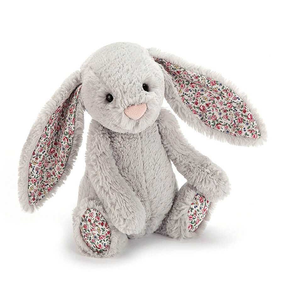 Kids Jellycat Doudous & Peluches | Doudou Blossom - Lapin Gris - Medium