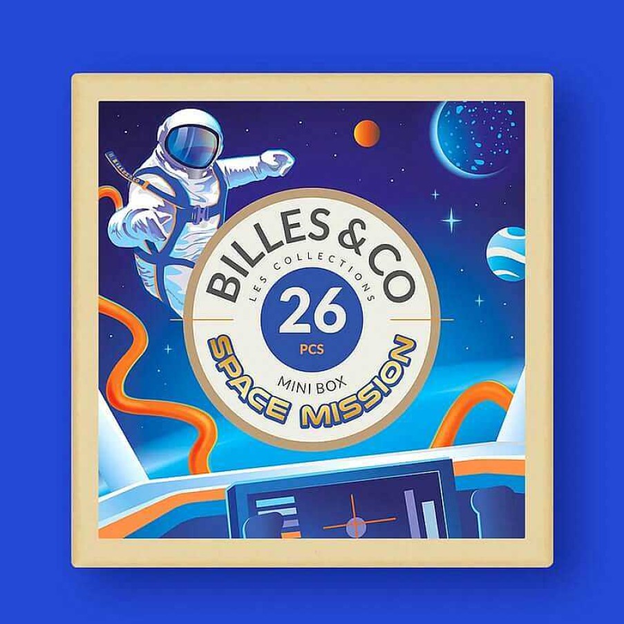 Kids Billes and Co Jeux D'Ext Rieur | Mini Boite Billes Space Mission - Billes & Co