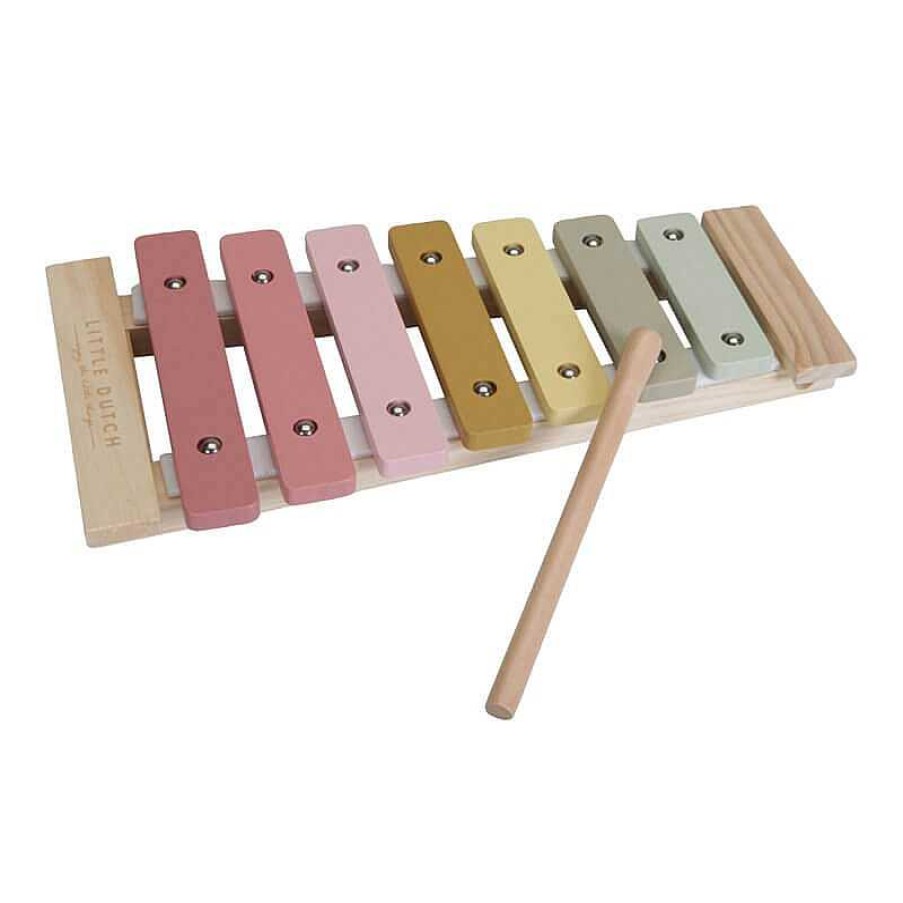 Kids Little Dutch Jouets Musicaux | Xylophone En Bois - Rose