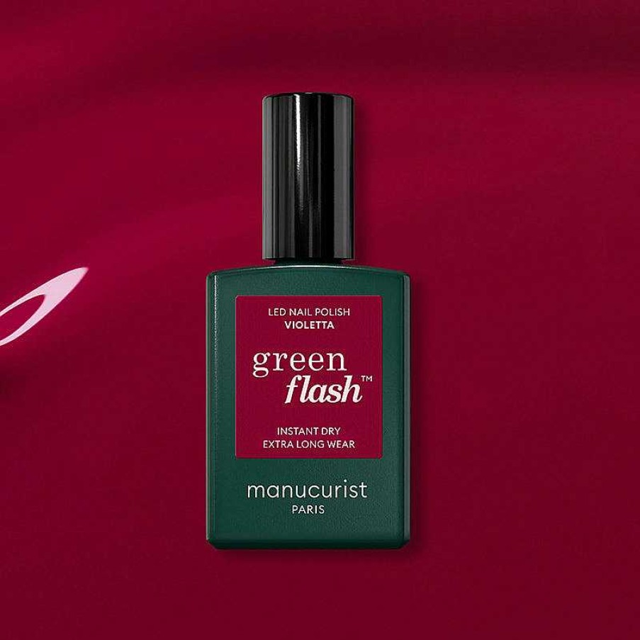 Femmes Manucurist Vernis Ongles | Manucurist - Vernis Led Green Flash Violetta