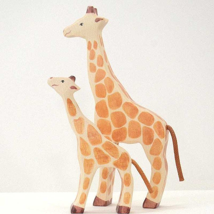 Kids Holztiger Figurines | Figurine En Bois - Grande Girafe