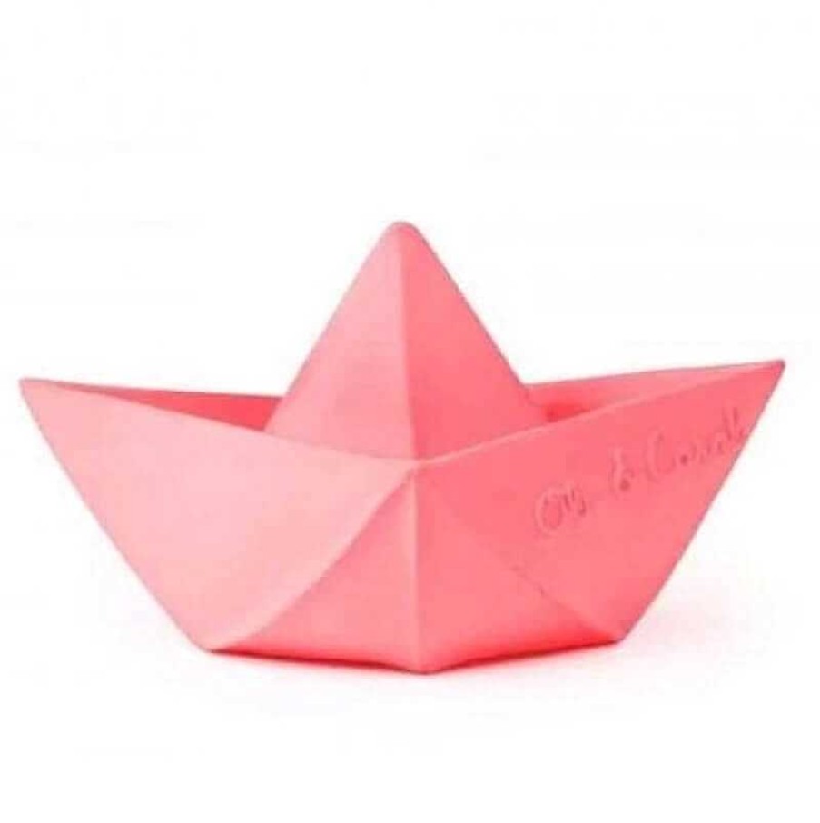 Kids Oli & Carol Jouets De Bain | Bateau Origami - Rose