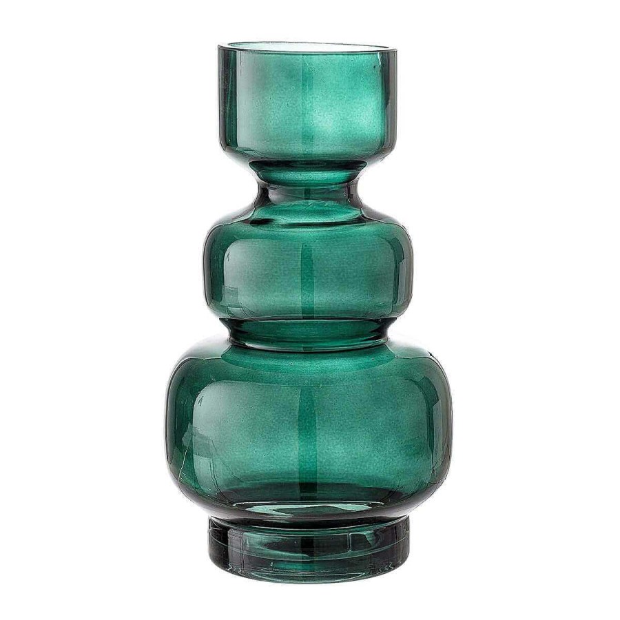 Maison & D Coration Bloomingville Vases | Vase R Tro Vert Johnson - Bloomingville