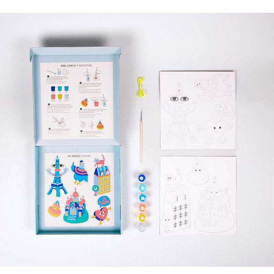 Kids OMY Design&Play Jeux Cr Atifs, De Loisir | Kit Peintures Num Rot Es Paris - Omy