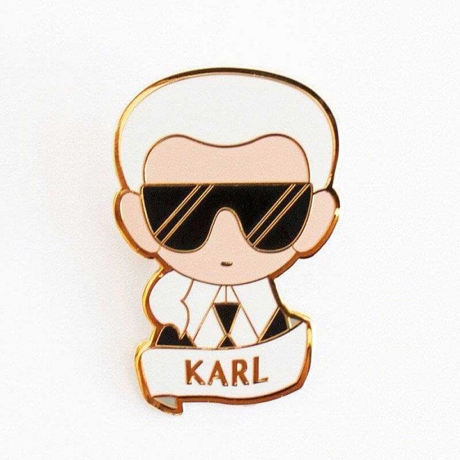 Femmes Sketch.Inc Broches & Pin'S | Broche Karl