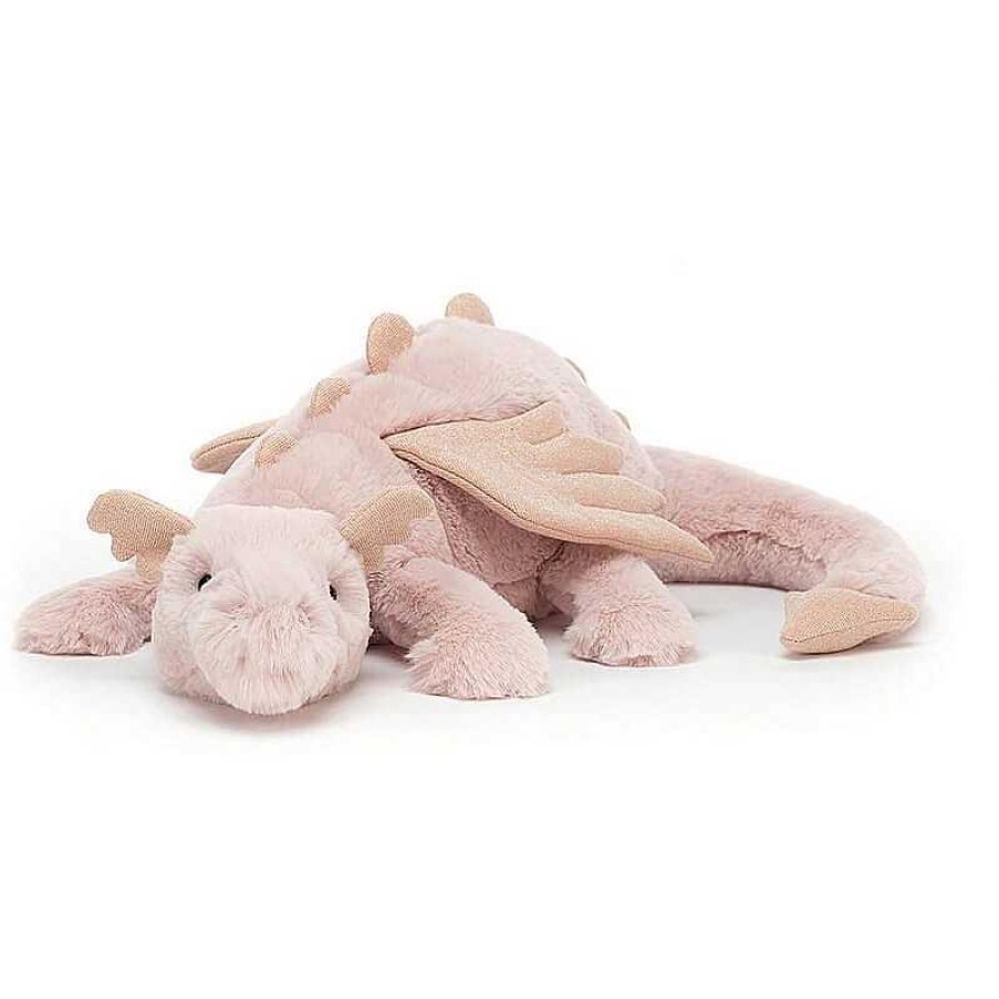 Kids Jellycat Doudous & Peluches | Jellycat - Doudou Dragon Rose