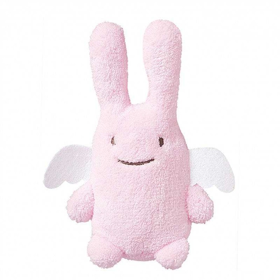 Kids Trousselier Hochets | Ange Lapin Doudou Avec Hochet - Rose