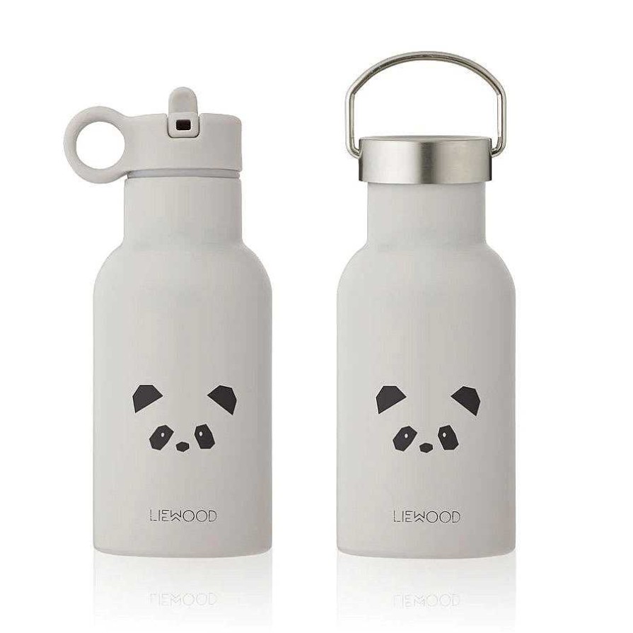 Kids Liewood Vaisselle Enfant | Gourde Isotherme - Panda Gris