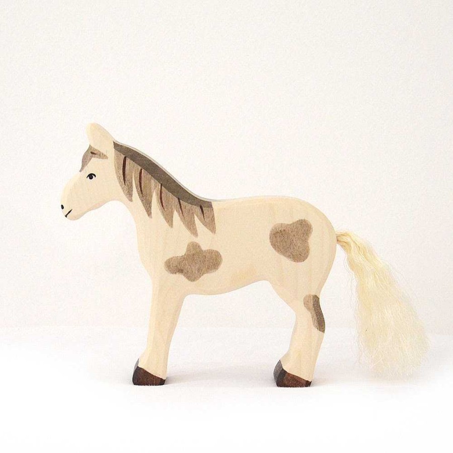 Kids Holztiger Figurines | Figurine En Bois - Cheval