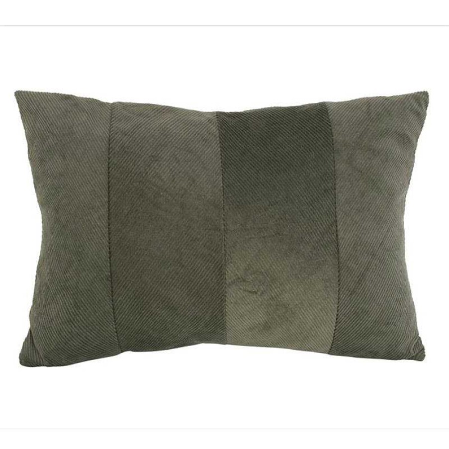 Maison & D Coration Present Time Coussins | Coussin En Velours - Moss Green