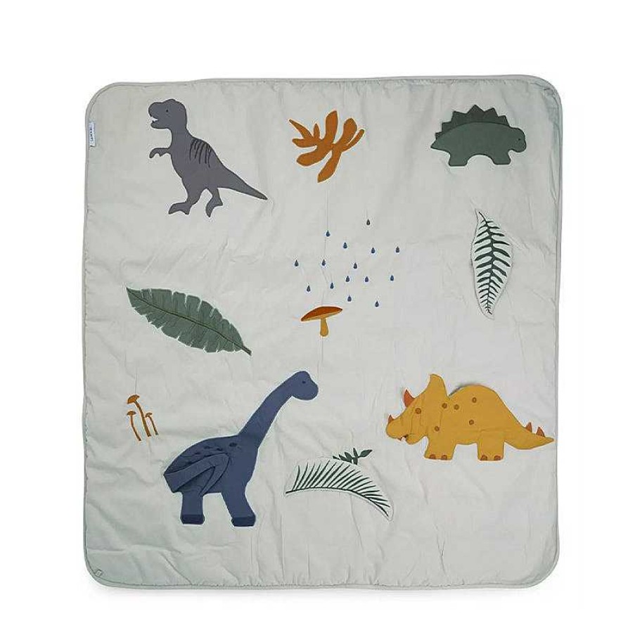 Kids Liewood Tapis De Jeu, D' Veil & Chambre Enfant | Tapis D' Veil Glenn - Dino Mix Bleu