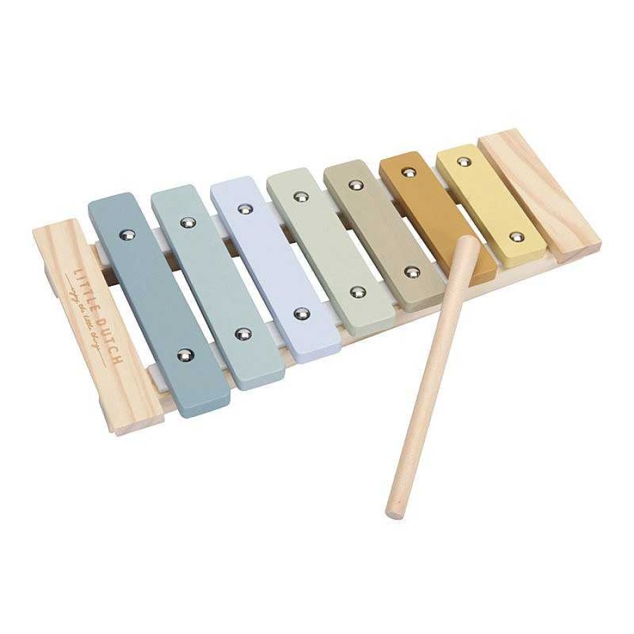 Kids Little Dutch Jouets Musicaux | Xylophone En Bois - Bleu De