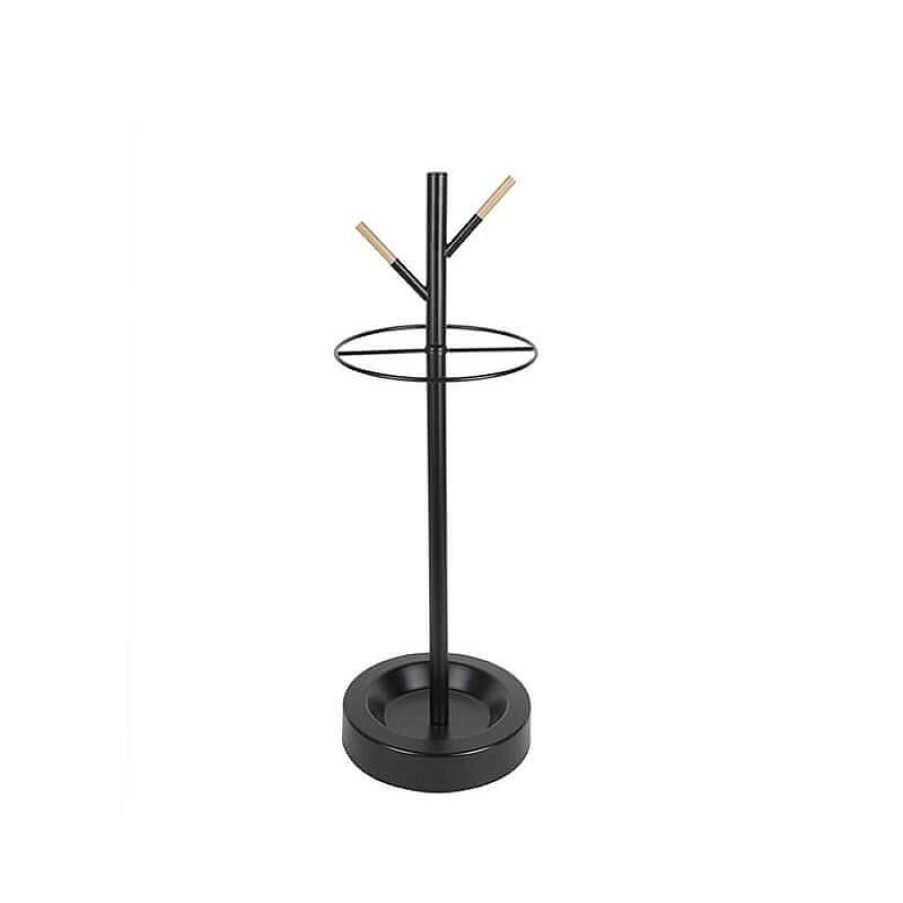 Maison & D Coration Present Time Petit Mobilier | Porte-Parapluie Fushion Noir - Present Time