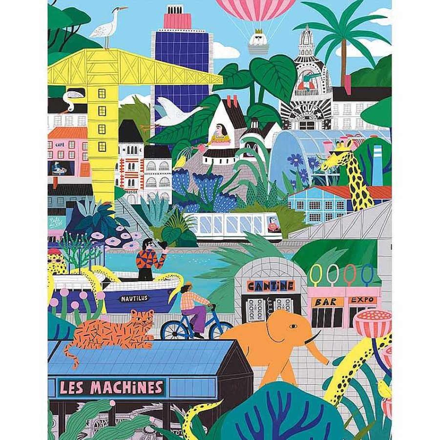 Lifestyle Pieces & Peace Puzzles | Puzzle Nantes City - 2000 Pi Ces