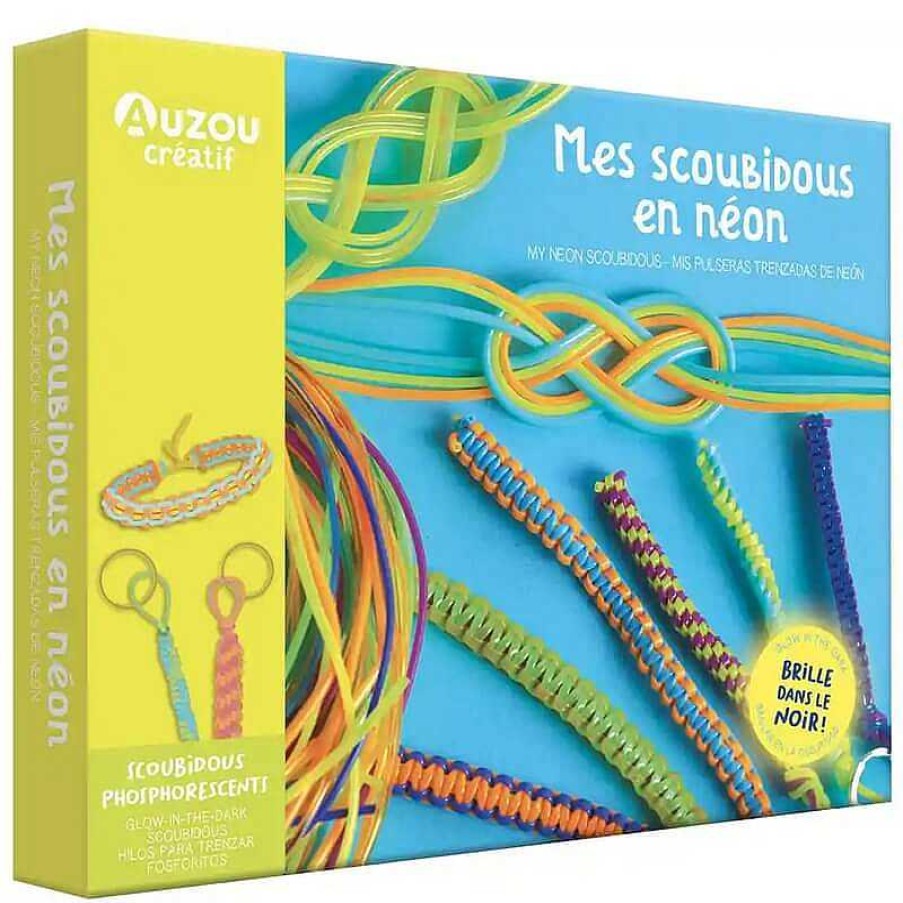 Kids Auzou Jeux Cr Atifs, De Loisir | Mes Scoubidous En N On - Auzou