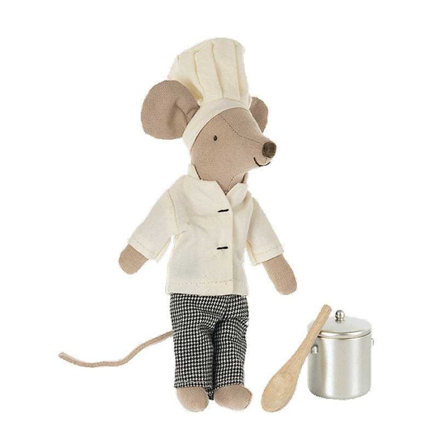 Kids Maileg Figurines | Figurine Souris Chef Cuisinier - Maileg